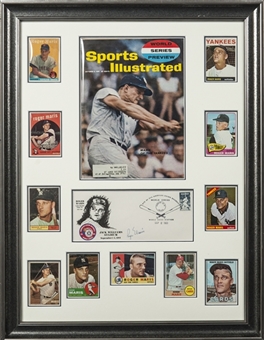 Roger Maris Signed and Framed First Day Cover Display (JSA)